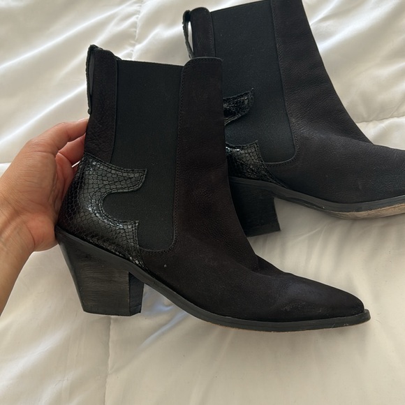 All saints black boots size 39 - Picture 2 of 5